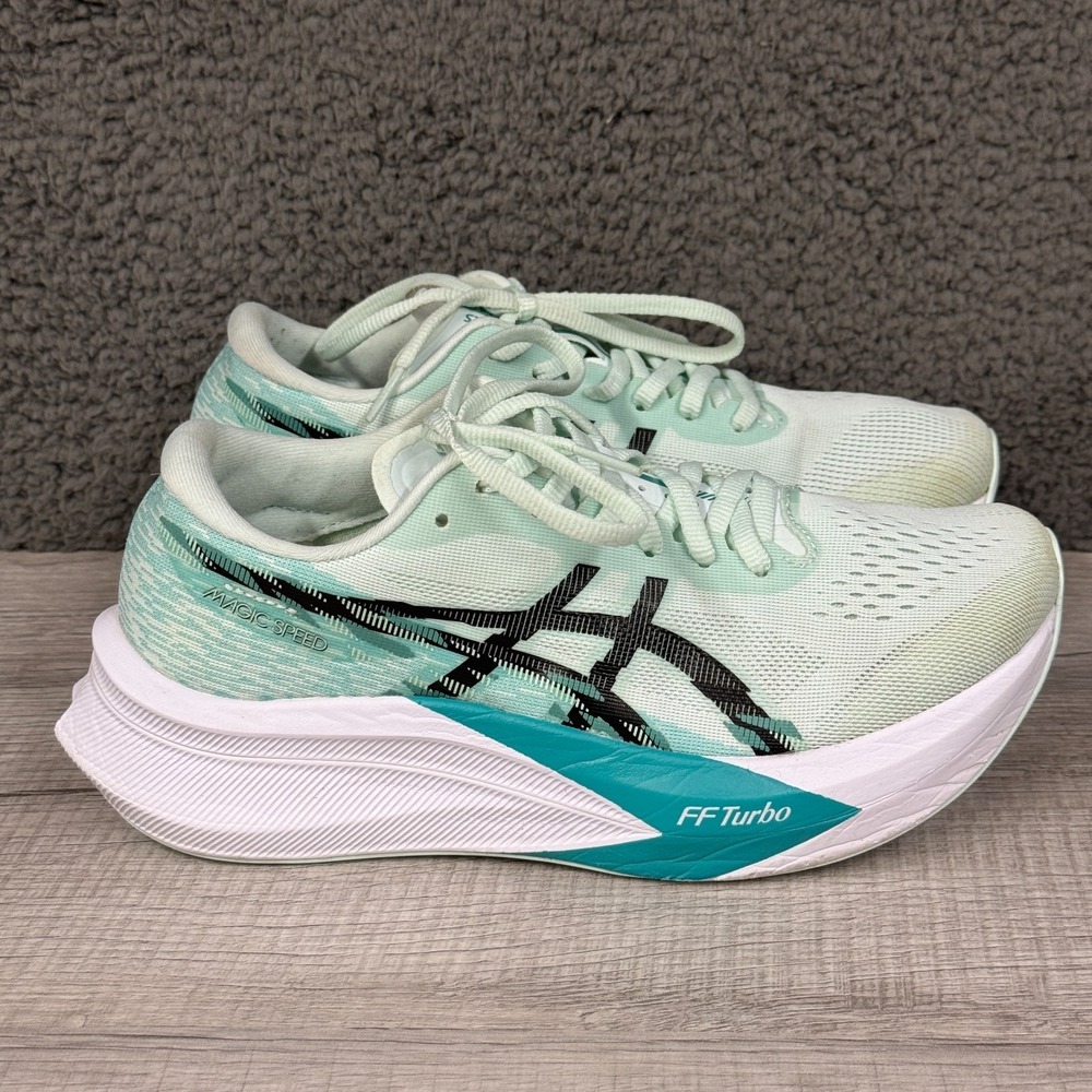 Asics Shoes Mens 7 / Womens 8.5 Blue Soothing Sea Magic Speed‎ 4 Running Train